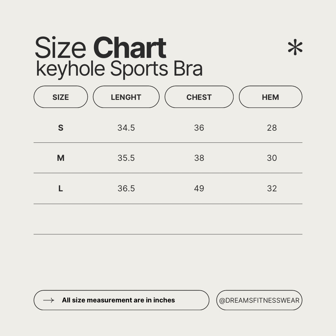 Cobalt Blue Keyhole Sports Bra