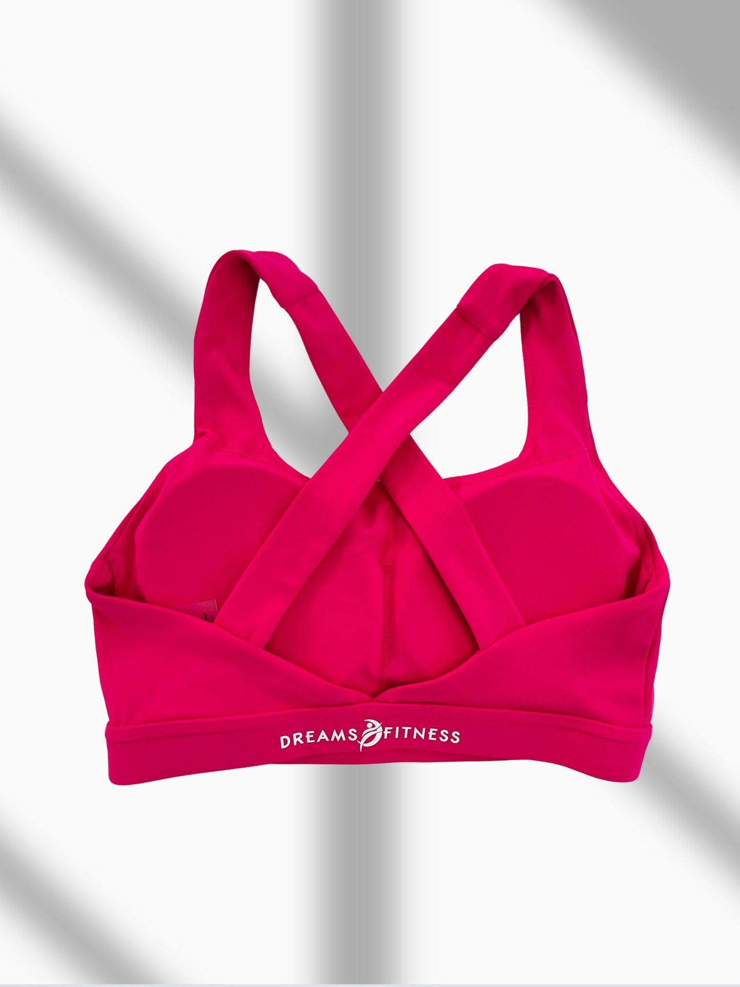 Lotus Pink Wide Strap Sport Bra