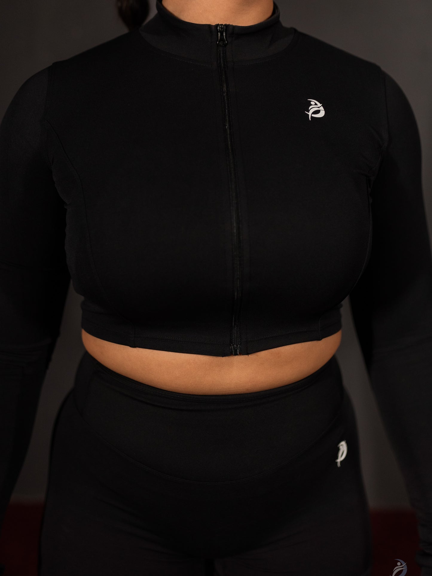 Obsidian Black Crop Jacket