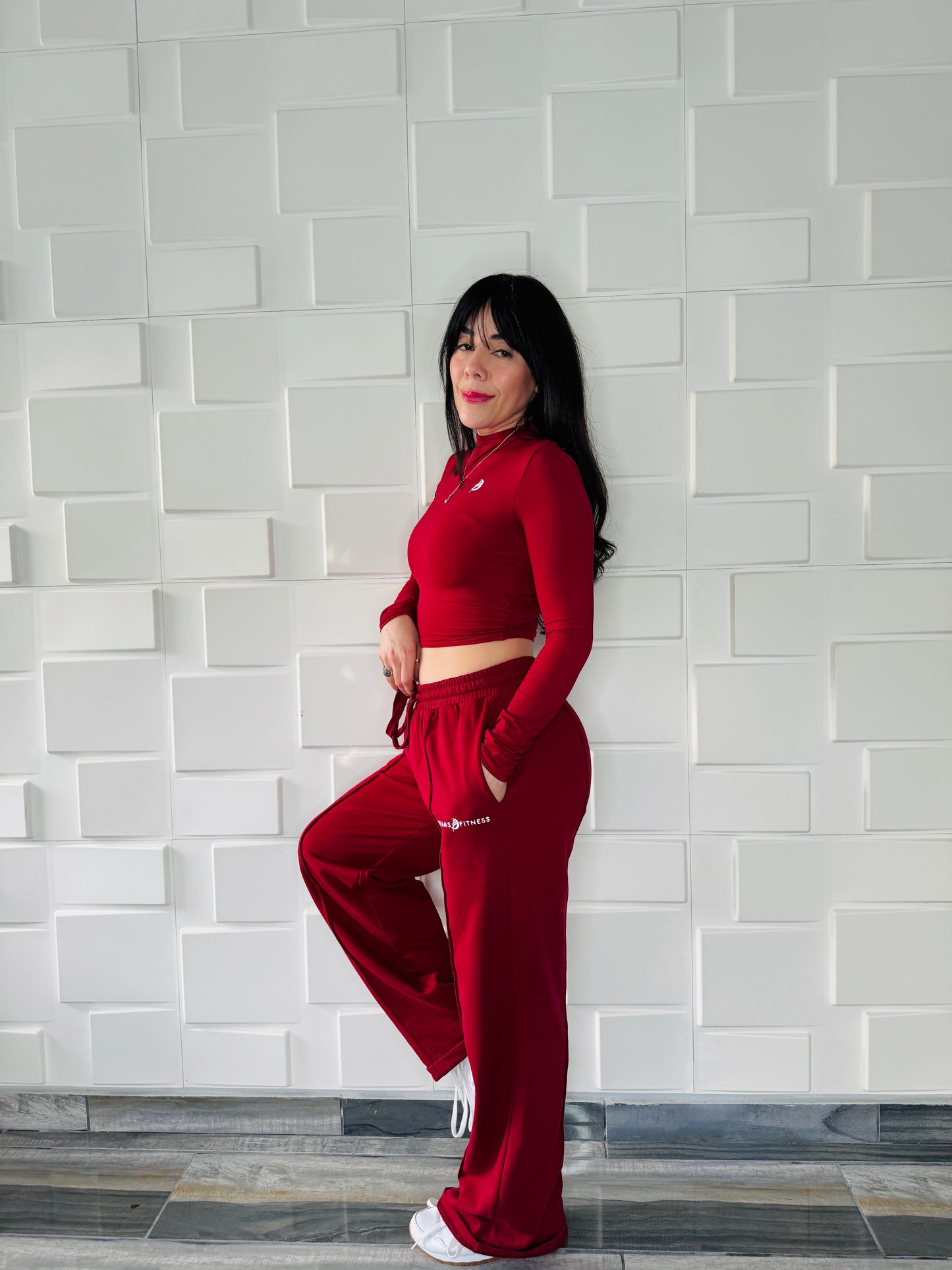 Cherry Oversized Joggers