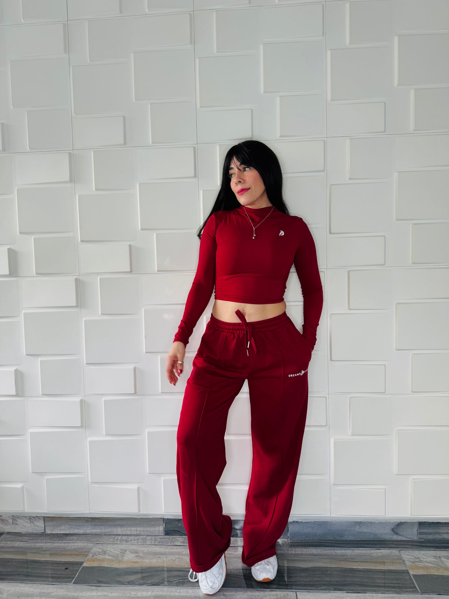 Cherry Oversized Joggers