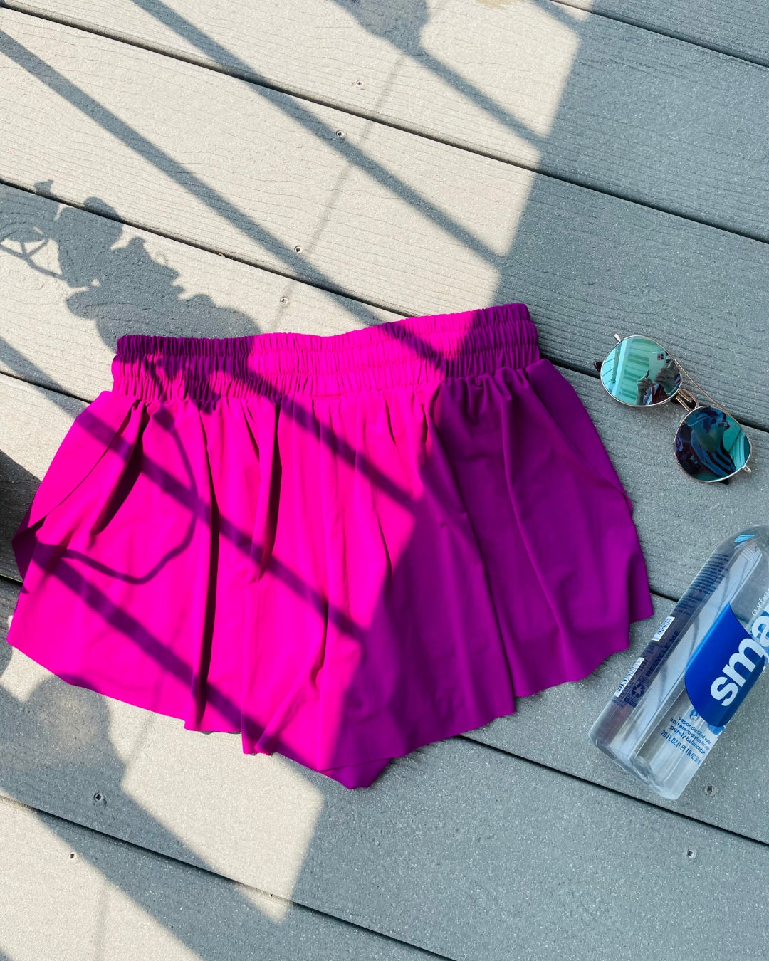 Magenta Running Short All In One